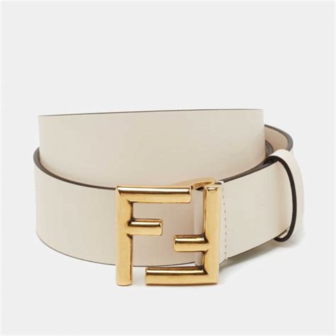 fake fendi belt white|fendi belt white and grey.